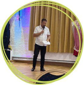 Mike Brown compering